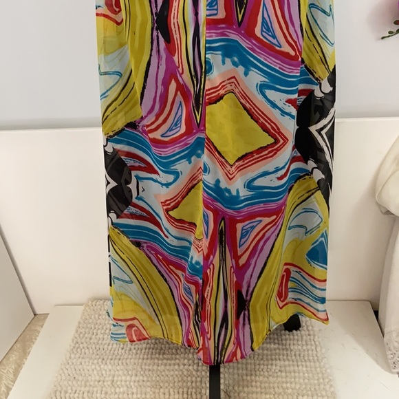 Authentic Icon Multi Color Maxi Dress Size XS - Picture 5 of 7